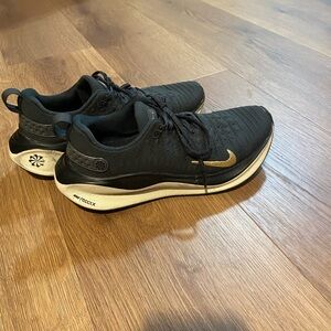 Nike Black and Gold Athletic Shoes